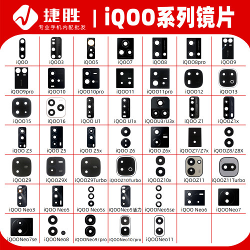 适用IQOO系列摄像头镜片