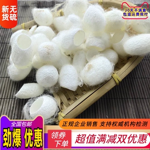 蚕茧 中药材500g克包邮正品新货蚕蛹壳蚕衣 茧黄 蚕茧壳 不带蚕蛹