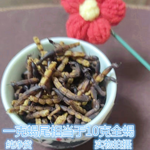 蝎子尾中药材全虫全蝎尾正品特级全蝎粉包邮十足干清水无盐净重货