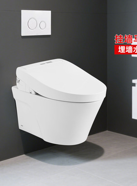 TOTO挂墙马桶CW822EB+TCF3M460/4E360自动冲水隐藏水箱智能坐便器