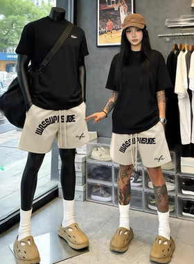 潮牌休闲短裤男女夏外穿美式复古