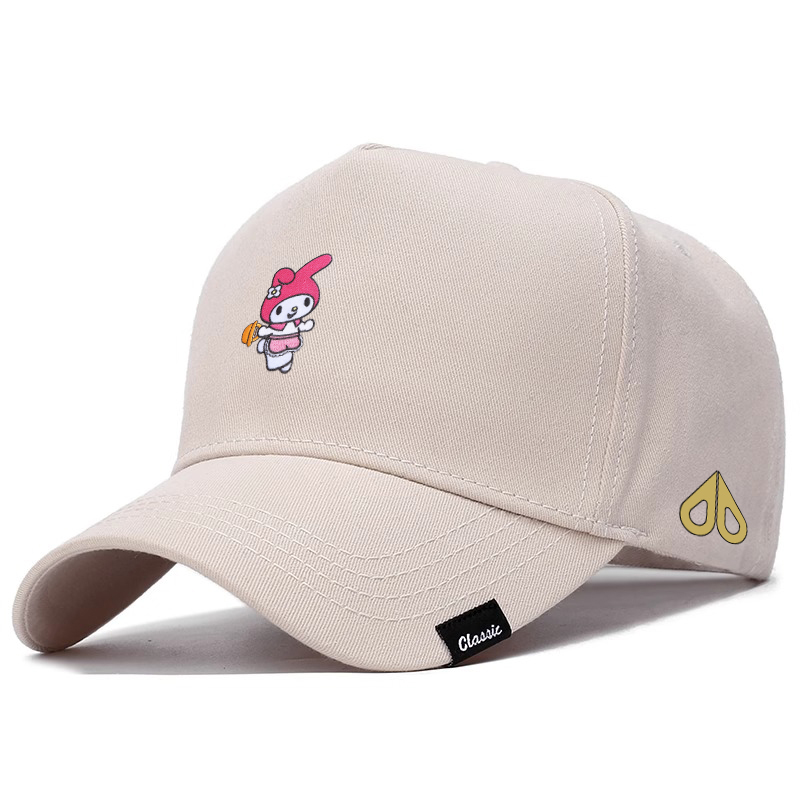 剪刀四季MOOSE韩版时尚休闲卡通可爱简约遮阳硬顶百搭棒球帽潮流