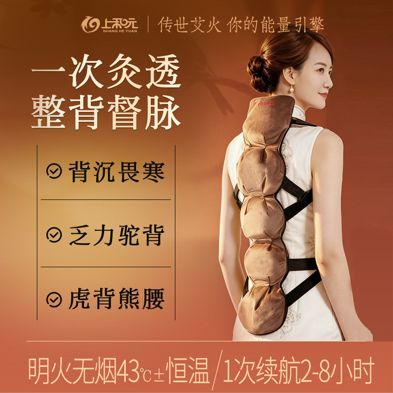上和元旗舰店长龙灸龙骨灸艾灸盒随身灸无烟居家肩颈后背温灸督脉