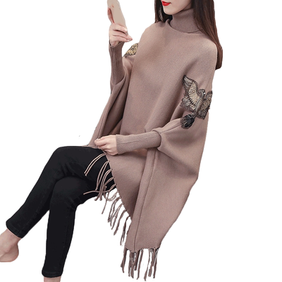 2025新款流苏毛衣秋冬宽松针织