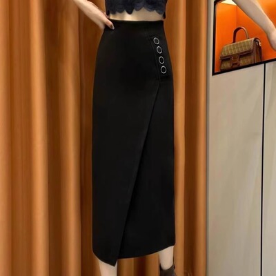 毛呢半身裙女秋冬2025新款