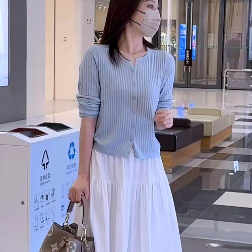 薄款针织开衫外套女春秋季2025