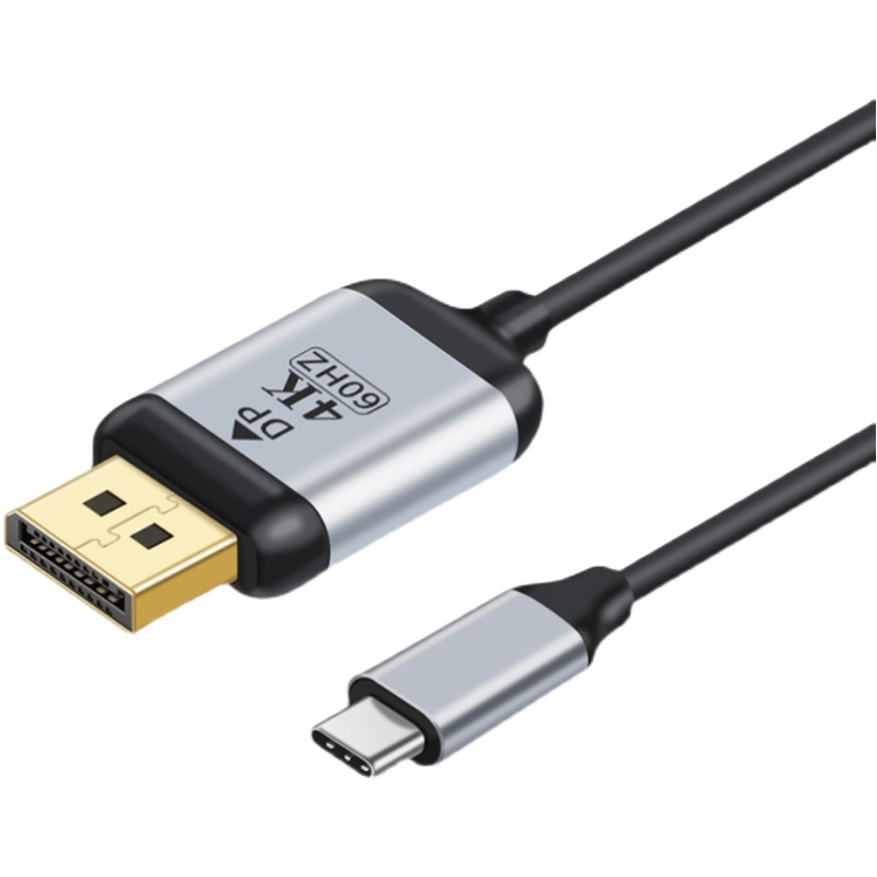 USB/TYPE-C转DP1.2高清线4K转接线60hz适用于苹果Mac投影仪转换线