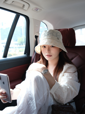 薄款透气渔夫帽女春夏季户外防晒遮阳帽子时尚百搭显脸小水桶盆帽