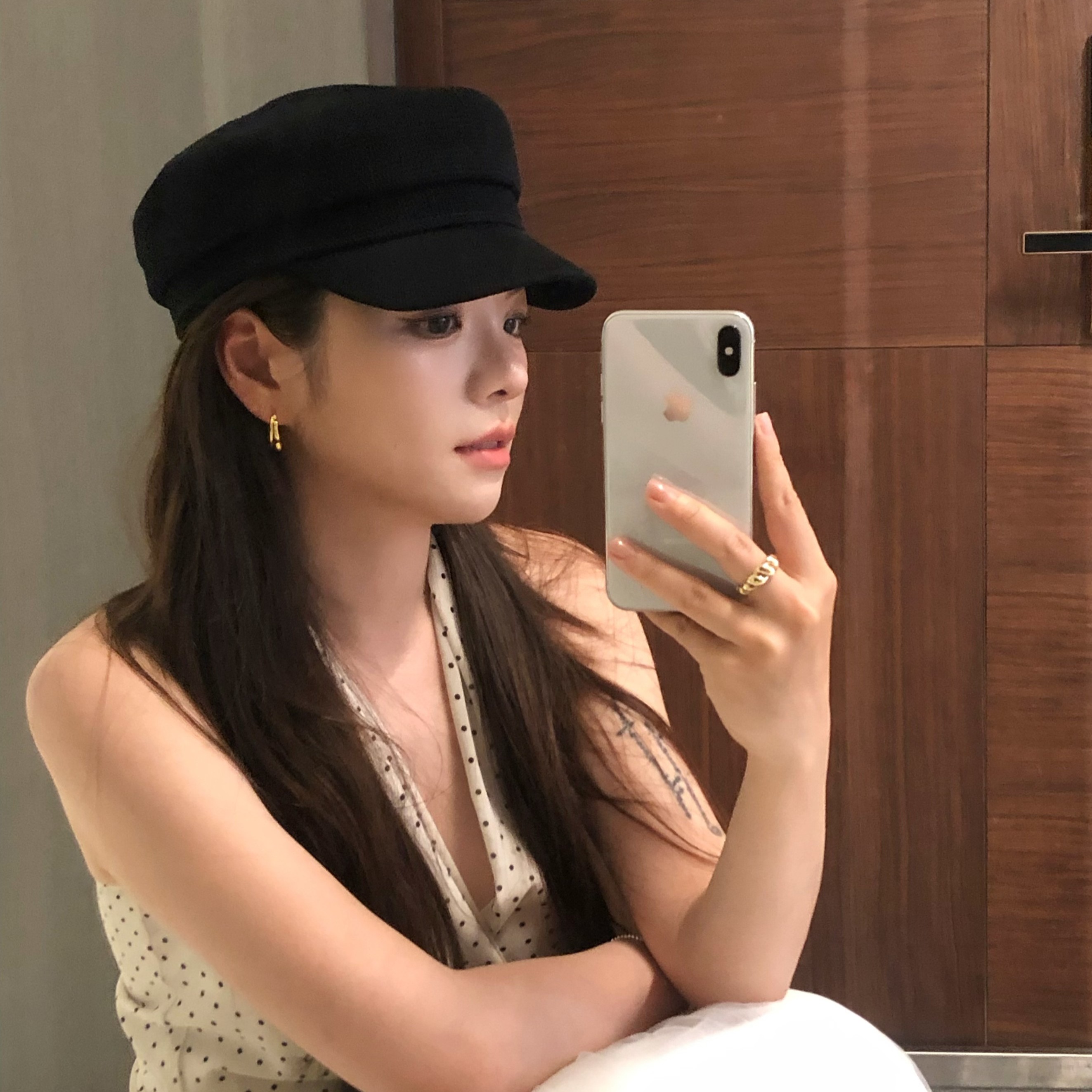 韩国东大门春夏新款时尚透气防晒显脸小棉麻编织报童帽鸭舌帽女