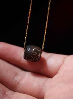 正区达拉干沉水级沉香女神款沉香祥云锁骨项链佛珠手串项链