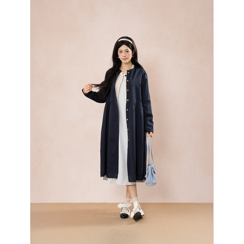 天才女友 高智感文艺气质叠穿内搭连衣裙+针织开衫+外套三件套女,女装/女士精品,时尚套装,淘宝优惠券,粉丝福利购,淘宝优惠卷