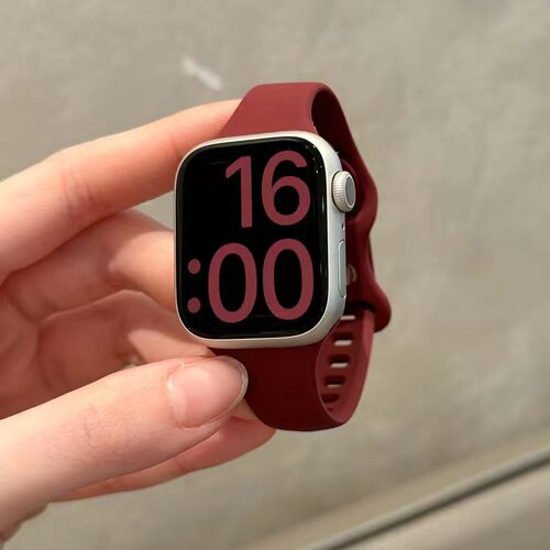 新款小蛮腰蝴蝶扣液态硅胶表带适用华为Fit3FIT4苹果S11iwatchS10