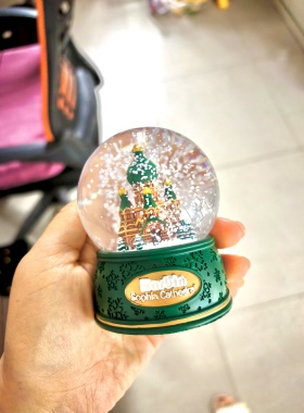 哈尔滨索菲亚教堂立体旋转飘雪水晶球旅游纪念伴手礼品精美礼盒装