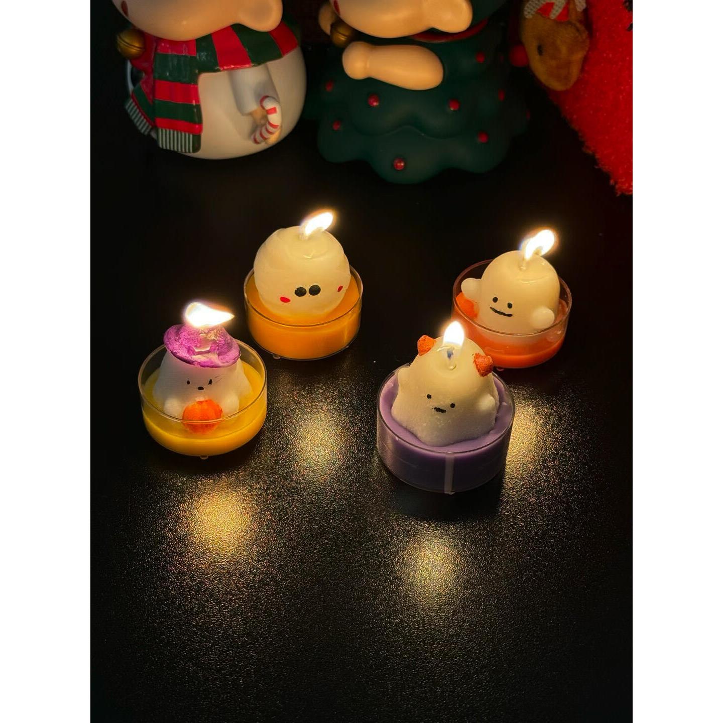 万圣节装饰蜡烛南瓜灯道具场景布置装饰摆件桌面店铺拍照道具氛围