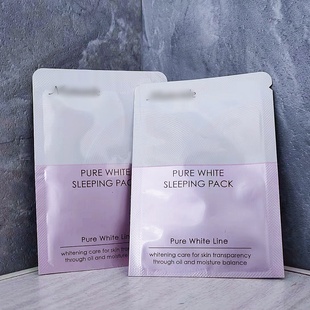 花萃净白润颜睡眠面膜4mL 源175 5包 1元 焕亮镁白 80mL