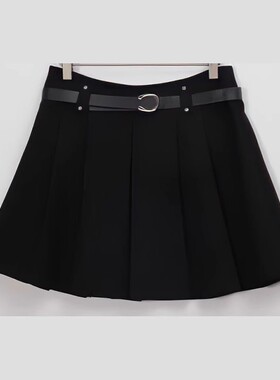 朵以2024冬装新款甜美学院风半身裙百褶裙短裙小个子39DD639003