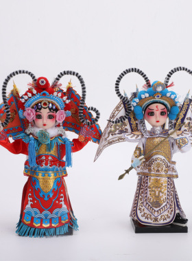 卡通人偶京剧脸谱摆件特价