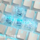 个性 可爱透明kitty猫键帽美甲打字透光十字轴游戏机械键盘键帽