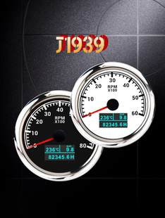 CAN总线仪表J1939协议OLED适用汽车底盘康明斯潍柴玉柴新柴发动机