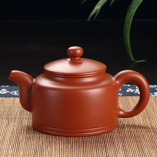 如依紫砂朱泥壶大号泡茶壶功夫茶壶茶具送壶绳大容量盖碗包邮