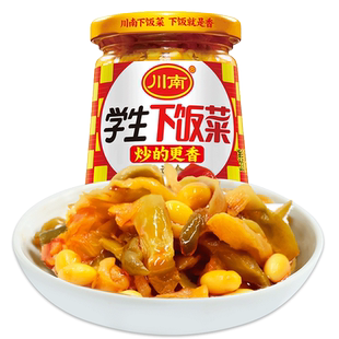 川南学生下饭菜瓶装235g*3四川泡菜开味菜拌饭酱菜儿童榨菜咸菜