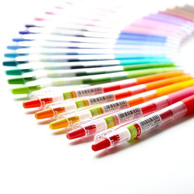 百乐juice糖果色按动中性笔