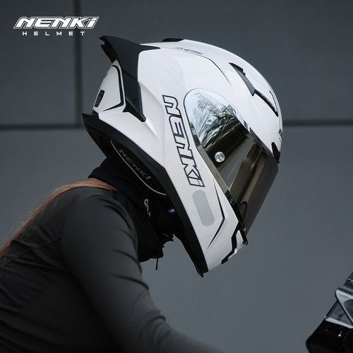 Nenki骑士摩托车安全盔双镜片