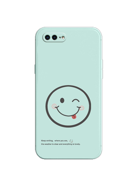 iphone7plus手机壳苹果8plus女A1864软iphone7p全包防摔7plas时尚平果8plas潮男女pingg7plus直边pg8p情侣男