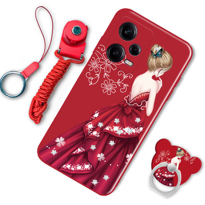 红米note12Pro手机壳女Redminote12Pro软套硅胶22101316C网红卡通红米note12por全包边磨砂防摔12Pro男个性