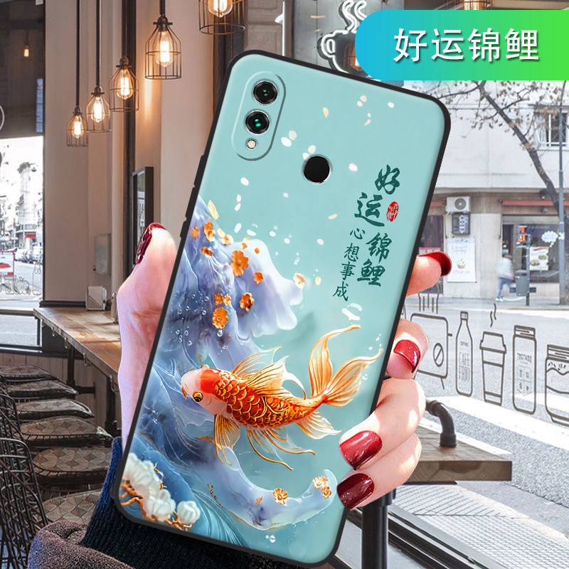 JSN-AL00a手机壳全包边磨砂女新款适用华为荣耀8X硅胶卡通JSN-AL00个性男网红TL00防摔软套