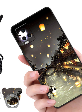 适用vivoS7手机壳磨砂全包边卡通情侣V2020A软硅胶男女款vlvo防摔网红个性S7外壳潮viv0保护套V2O2OA直边精孔