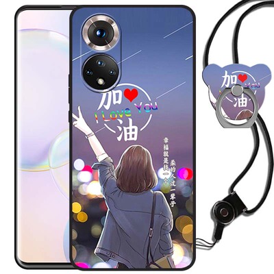 HiNova9手机壳女款适用华为hiNova9情侣卡通Hera-BD00硅胶磨砂外壳HeraBD00全包hinove9男Hera一BD00软防摔套