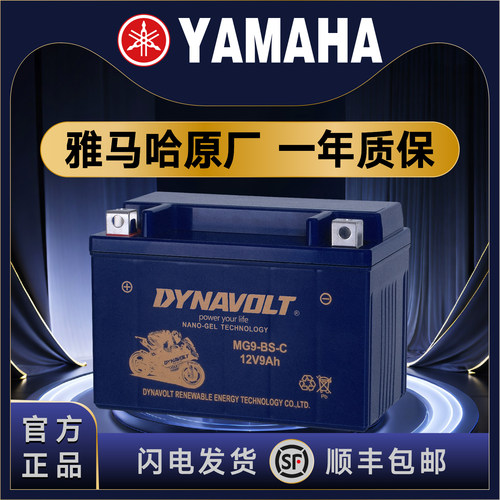 雅马哈NVX155/NMAX155新巡鹰赛鹰巧格i125 YZF-R3新福喜as125电瓶
