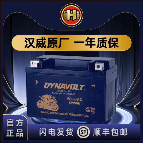 汉威雅痞YP500 BOB400 HS125 Furlous250SC /B50 摩托车12V电池