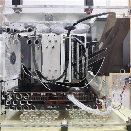 cnc定制6mm亚克力机箱 直插机箱 matx/ATX/塔式/水冷/独显