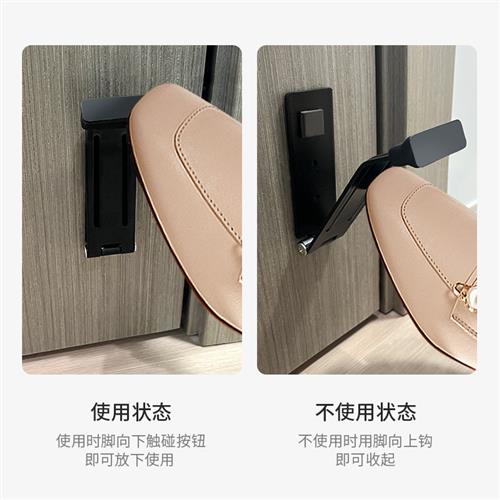 门阻器防风门挡碰撞阻门门后固定脚踏式门吸防盗门卧室门塞堵门顶