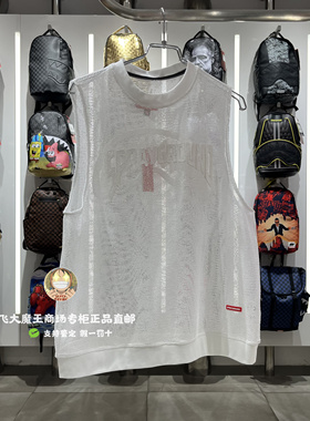 SprayGround鲨鱼嘴专柜正品 25夏款W1120101男女宽松时尚无袖背心