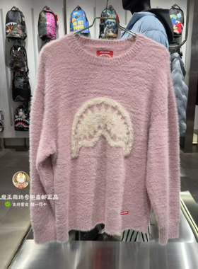 SprayGround鲨鱼嘴专柜正品2026新款W1212801男女宽松休闲针织衫