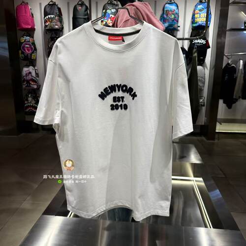 SprayGround鲨鱼嘴专柜正品26新款W1220252男女宽松圆领短袖T恤