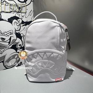 SprayGround专柜正品 鲨鱼嘴W1035723潮牌大容量男女双肩背包电脑