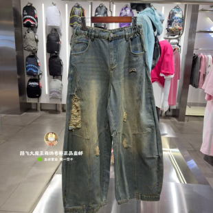 破洞牛仔裤 W1132230男女时尚 潮 25新款 SprayGround鲨鱼嘴专柜正品