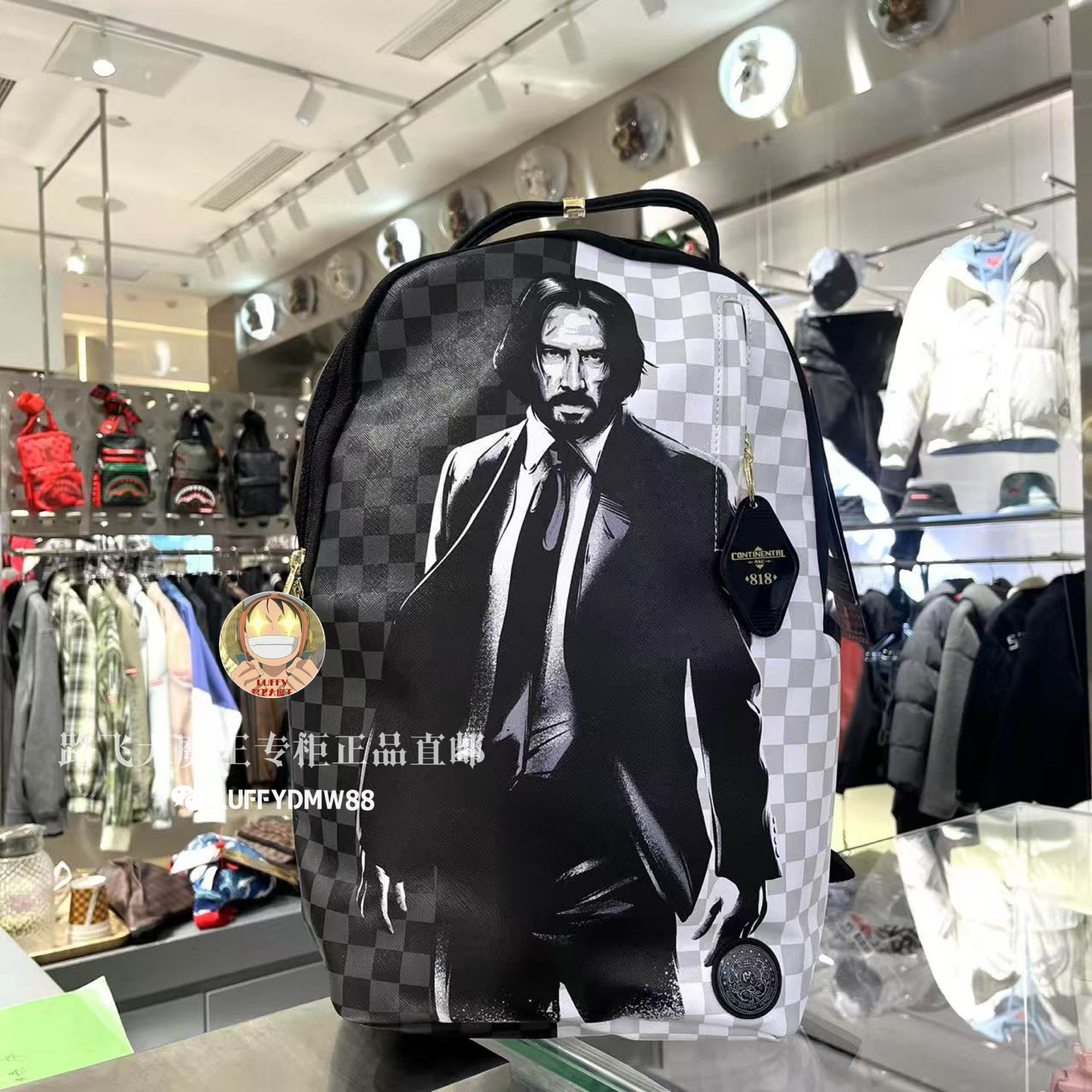【正品特价】SprayGround专柜正品 24鲨鱼嘴W1045756联名书包潮牌
