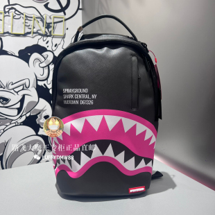 双肩背包 男女大印花时尚 W1035718 25新款 SprayGround鲨鱼嘴正品