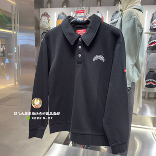 翻领长袖 W1130903男女时尚 卫衣 25新款 SprayGround鲨鱼嘴专柜正品