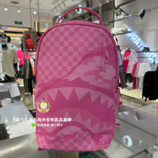 SprayGround专柜正品 新款双肩包W1135716男女包SG背包鲨鱼嘴书包