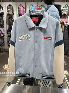 SprayGround鲨鱼嘴专柜正品2026新款W1211123男女时尚撞色夹克潮