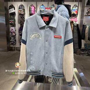 撞色夹克潮 W1211123男女时尚 SprayGround鲨鱼嘴专柜正品 2026新款