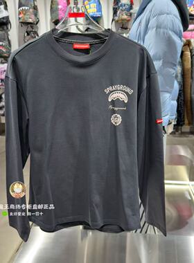 SprayGround鲨鱼嘴专柜正品2026新款W1210314男女圆领印花长袖T恤