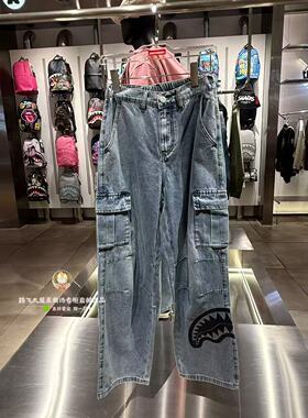 SprayGround鲨鱼嘴专柜正品26新款W1222216男女工装风宽松牛仔裤
