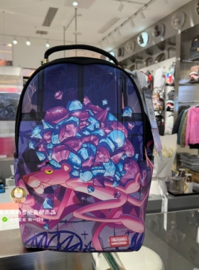 Sprayground专柜正品 W1215806粉红豹新款背包书包户外旅行学生包
